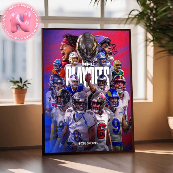 2025 The NFL Playoffs Fields Is Locked In Home Decor Poster Canvas