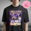 Baltimore Ravens Back To Back 2024 AFC North Division Champions Unisex T-Shirt