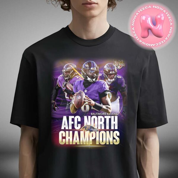 Baltimore Ravens Winner The 2024 AFC North Division Champions Unisex T-Shirt