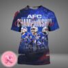 Kansas City Chiefs Vs Buffalo Bills Matchups 2024 AFC Championship NFL Season Playoffs All Over Print Shirt