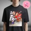 Buffalo Bills Vs Kansas City Chiefs AFC National Championship Matchups NFL Season 2024 Unisex T-Shirt