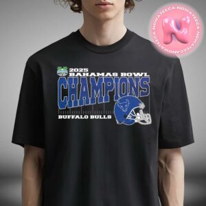 Buffalo Bulls 2025 Bahamas Bowl Champions Helmet College Football Bowl Game NCAA Division Unisex T-Shirt