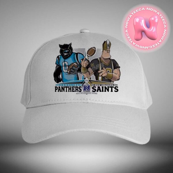 Carolina Panthers Vs New Orleans Saints Football AFC Wild Card Matchups NFL Playoffs Mascot Season Classic Cap Hat Snapback