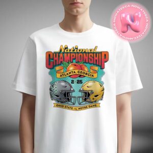 College Football Playoff 2025 National Championship Game Head-To-Head Unisex T-Shirt