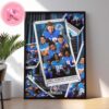 Detroit Lions Are The NFC North Division Champions 2024 NFL Season Playoffs Home Decor Poster Canvas