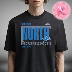 Detroit Lions 2024 NFC North Division Champions Conquer Unisex T-Shirt