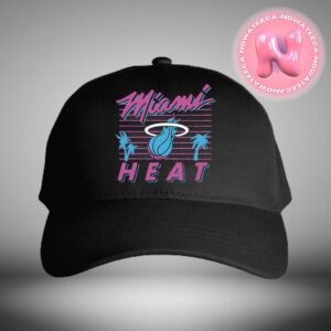 Homage Miami HEAT NBA Season Original Vice Remix Tee Classic Cap Hat Snapback