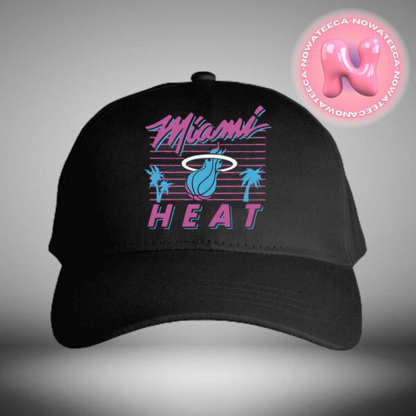 Homage Miami HEAT NBA Season Original Vice Remix Tee Classic Cap Hat Snapback