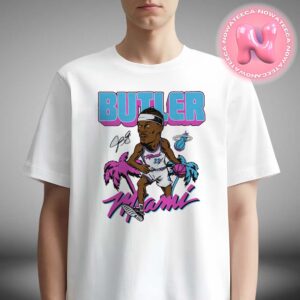 Jimmy Butler Homage Original Vice Miami Heat NBA Caricature Tee Unisex T-Shirt