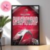 Buffalo Bills Vs Kansas City Chiefs 2024 AFC Championship Matchups NFL Playoffs Home Decor Poster Canvas