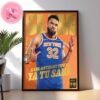 Karl Anthony Towns From New York Knicks On Slam 254 Cover Magazine Gold Metal Version NBA Home Decor Poster Canvas