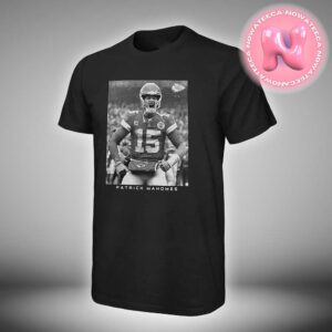 Majestic Threads Patrick Mahomes Black Kansas City Chiefs Oversized Player Image NFL Unisex T-Shirt