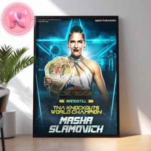 Masha Slamovich TNA Knockouts World Champion WWE Season Home Decor Poster Canvas