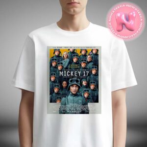 Mickey 17 New Poster With Bobert Pattinson Reseasing On 7th March 2025 Unisex T-Shirt