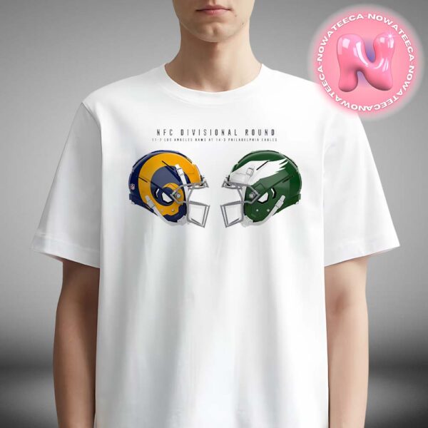 NFC Divisional Round Matchups Los Angeles Rams Vs Philadelphia Eagles Head To Head NFL Season 2025 Unisex T-Shirt