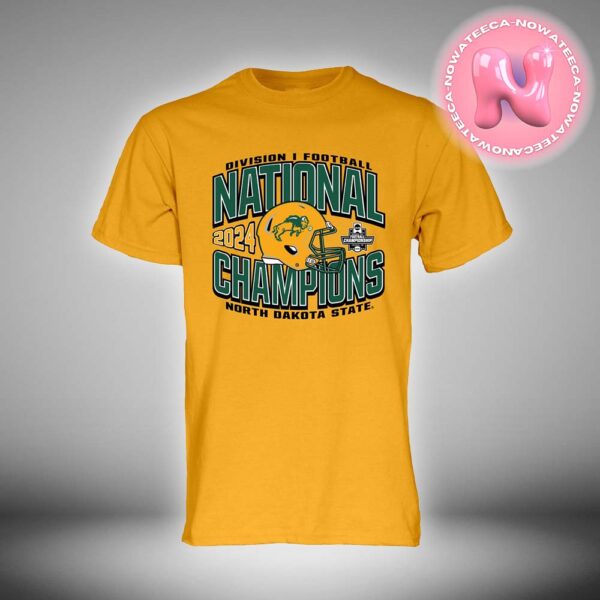 North Dakota State Bison Division I Football National 2024 Champions NCAA Division Unisex T-Shirt