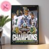 North Dakota State Bison Wins NCAA Division Football National Champions 2025 Home Decor Poster Canvas