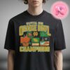 Notre Dame Fighting Irish Navy Blue 2025 Orange Bowl Champions NCAA Unisex T-Shirt