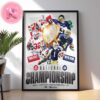 Ohio State Buckeyes Vs Notre Dame Fighting Irish 2025 National Championship Matchups CFB Playoffs Home Decor Poster Canvas