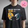 Official Washington Commanders Vs Tampa Bay Buccaneers 2024 NFL Wild Card Matchup Unisex T-Shirt