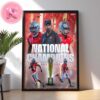 Ohio State Buckeyes 2024 CFP National Playoff Champions NFL Season Home Decor Poster Canvas