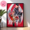 Ohio State Buckeyes 2024 CFP National Playoff Champions Home Decor Poster Canvas