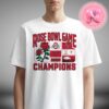 Ohio State Buckeyes College Football Playoff 2025 Rose Bowl Champions NCAA Division Unisex T-Shirt