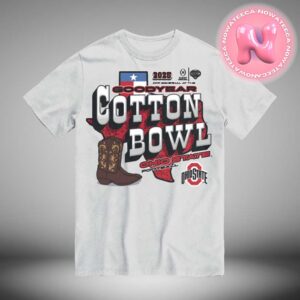 Ohio State Buckeyes Cotton Bowl 2025 NCAA Division Rose Bowl Chamopions Unisex T-Shirt