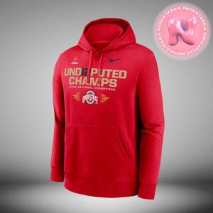 Ohio State Buckeyes Nike College Football Playoff 2024 National Champions UND12PUTED Pullover Unisex T-Shirt Hoodie