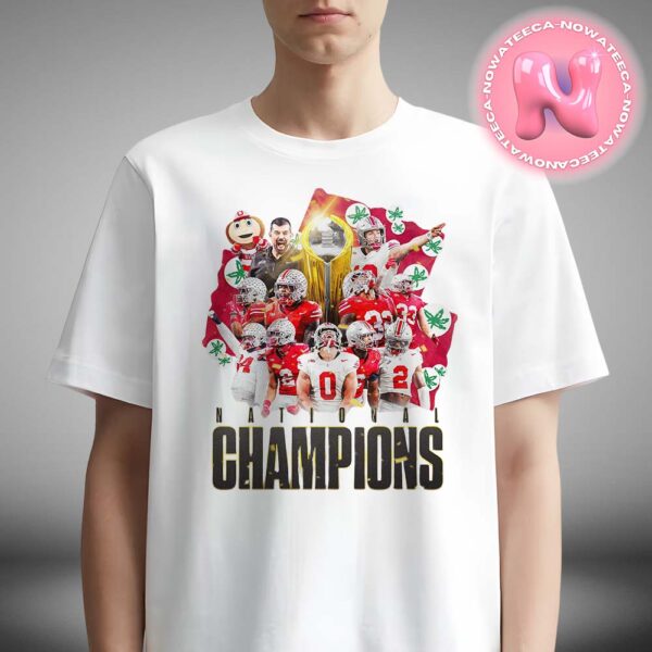 Ohio State National Champions 2024-2025 NFL College Football Playoff National Champions Unisex T-Shirt