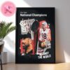 Ohio State Buckeyes Winner The 2025 CFP National Championship Since 2014 Home Decor Poster Canvas