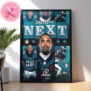 Philadelphia Eagles Are Going To The NFL Playoffs AFC Divisional Round 2025 Home Decor Poster Canvas