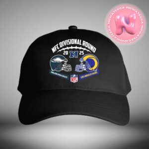 Philadelphia Eagles Vs Los Angeles Rams Head To Head NFC Divisional Round 2024-25 NFL Playoffs Classic Cap Hat Snapback