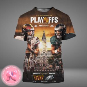 Philadelphia Eagles Vs Washington Commanders NFC Championship Matchups 2024 On Sunday All Over Print Shirt