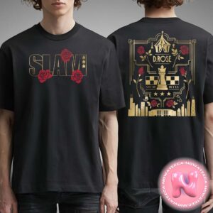 SLAM x D Rose Motief Heavy Tee Two Sides Unisex T-Shirt