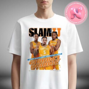 SLAMU Cover Tee Tennessee Volunteers Channel Orange Jordan Griney-Zakai Zeigler-Chaz Lanier Unisex T-Shirt