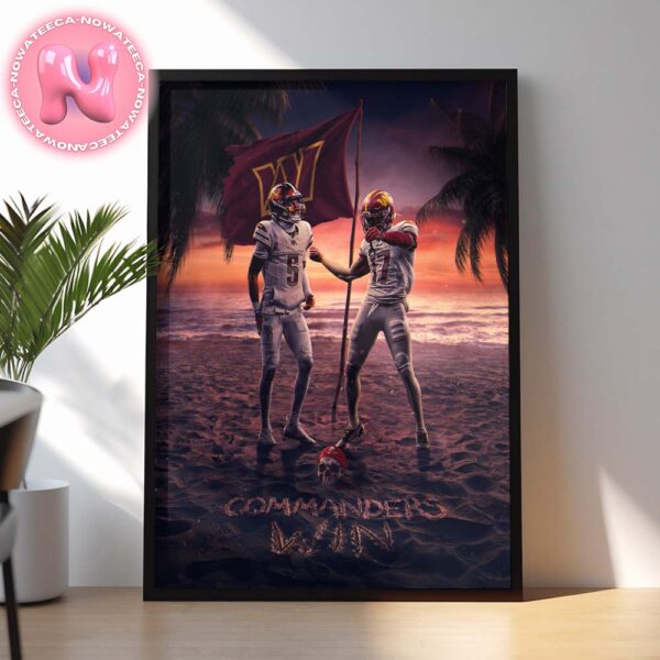 The Washington Commanders Are Headed To The NFC Divisional Round NFL Playoffs 2025 First Time In 20 Years Home Decor Poster Canvas