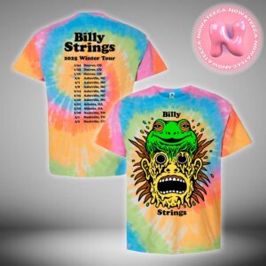 Billy Strings 2025 Winter Tour Frog Brain All Over Print Shirt