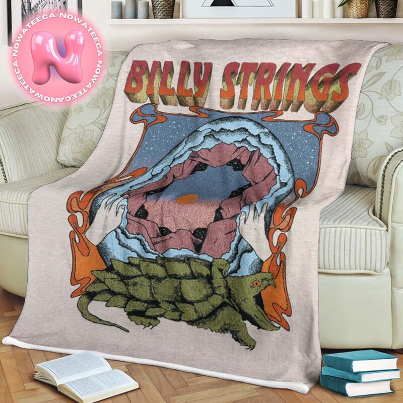 Billy Strings Snapping Turtle Blanket - Nowateeca