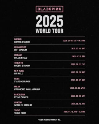 Black Pink 2025 World Tour