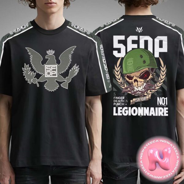 Five Finger Death Punch Limited Edition Legionnaire Eagle Jersey All Over Print Shirt