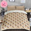 Gucci x Metallica Vintage Monogram Pattern Luxury Bedding Set