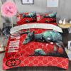 Gucci x Queens Of The Stone Age Luxury Monogram Pattern Vintage Signature Bedding Set