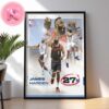 Chris Paul From San Antonio Spurs Has Surpassed Jason Kidd To Become The Player With The Second Most Steals In NBA History Behind John Stockton Home Decor Poster Canvas