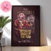 Jayden Daniels Washington Commanders 2025 Is The Best Rookie Season In NFL History Home Decor Poster Canvas