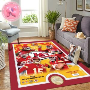 Kansas City Chiefs Super Bowl LIX Team Force Photo Mint NFL 2025 Season Rug Home Decor