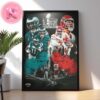 Jalen Hurts Philadelphia Eagles Super Bowl LIX MVP NFL Season 2024-2025 Home Decor Poster Canvas