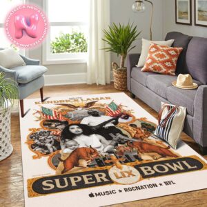 Kendrick Lamar Super Bowl LIX 2025 NFL Super Bowl Halftime Show They Now Like Us Rug Home Decor