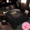 Luxury Gucci Bee With Vintage Monogram Background Bedding Set