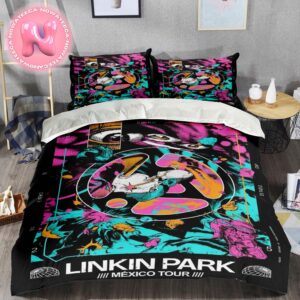 Linkin Park From Zero World Tour 2025 Music Live Show Poster For Mexico Bedding Set